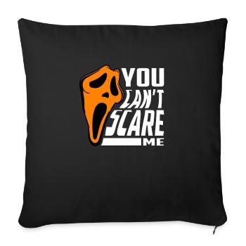 Scare Design Monster Mask - Sofa pillowcase 17,3'' x 17,3'' (45 x 45 cm) - black - Front