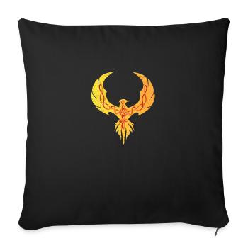 Celtic Symbol Phoenix Tattoo Celtic Knot Poison - Sofa pillowcase 17,3'' x 17,3'' (45 x 45 cm) - black - Front