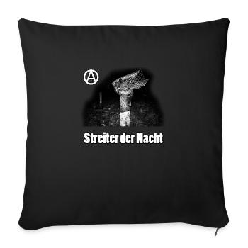 ALF Streiter der Nacht - Sofakissenbezug 45 x 45 cm - Schwarz - Vorne
