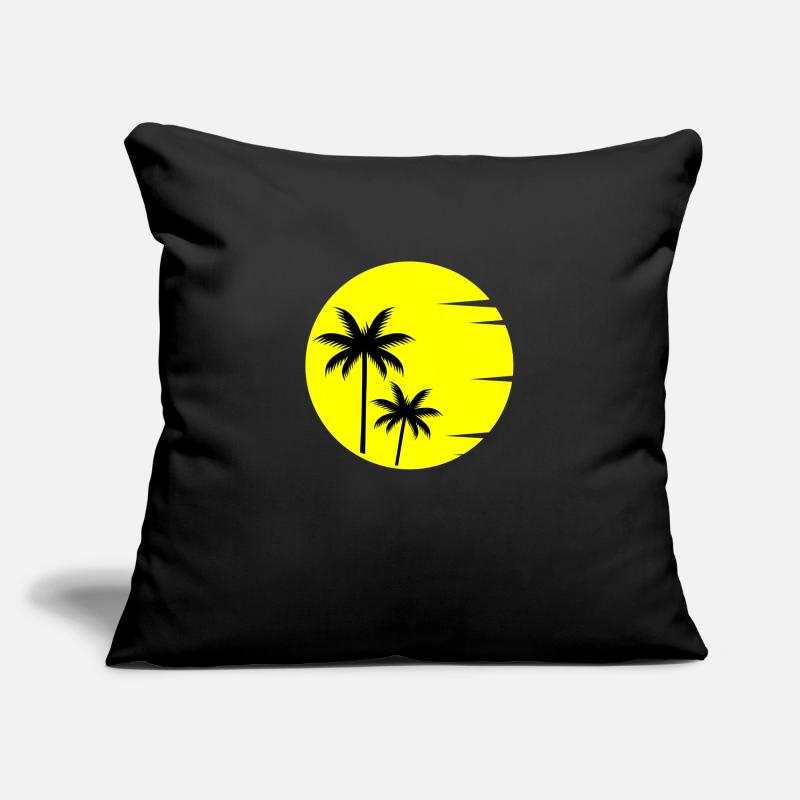 Coucher de soleil Housse de coussin décorative 45 x 45 cm