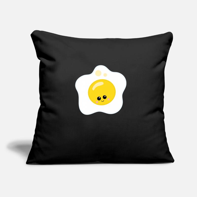Fried egg Sofa pillowcase 17,3'' x 17,3'' (45 x 45 cm)