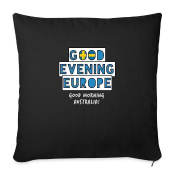 Eurovision Song Contest Sweden - Sofa pillowcase 17,3'' x 17,3'' (45 x 45 cm) - black - Front