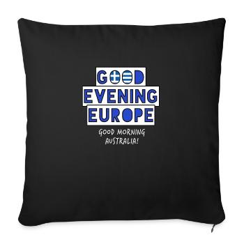 Eurovision Song Contest Greece - Sofa pillowcase 17,3'' x 17,3'' (45 x 45 cm) - black - Front