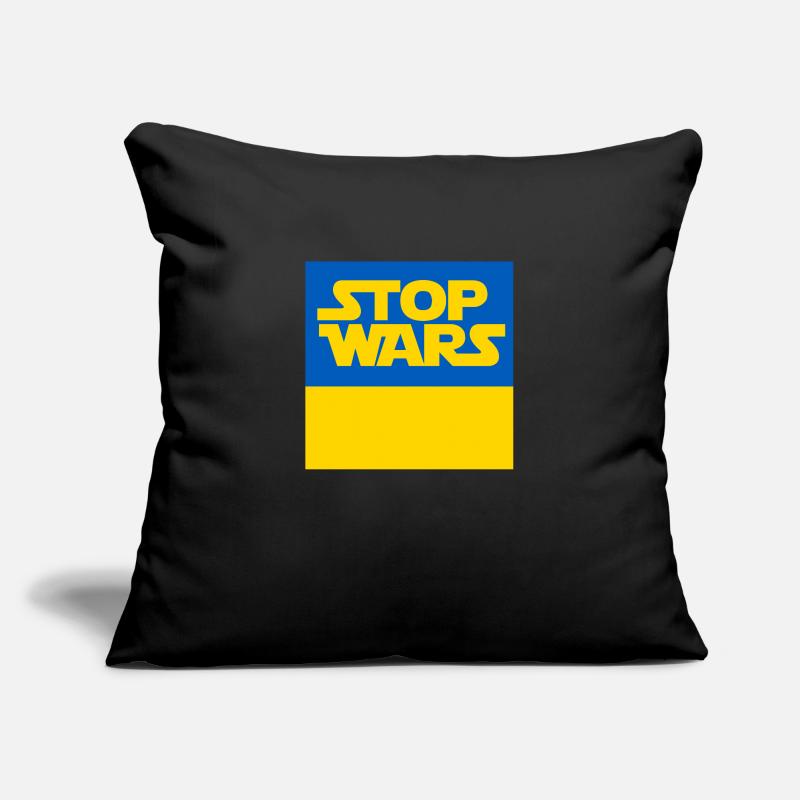 Ukraine Housse de coussin décorative 45 x 45 cm