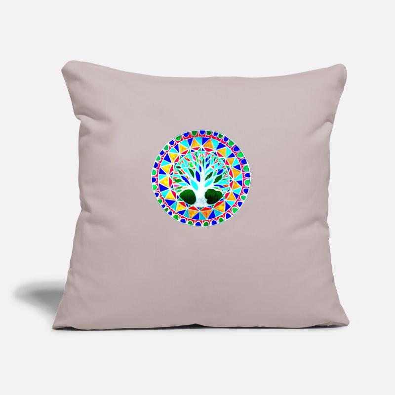 graphic tree pattern Sofa pillowcase 17,3'' x 17,3'' (45 x 45 cm)