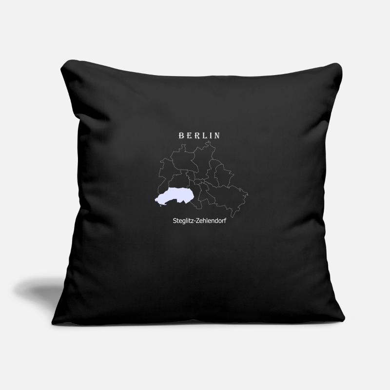 Map Berlin Steglitz Zehlendorf Map Sofa pillowcase 17,3'' x 17,3'' (45 x 45 cm)
