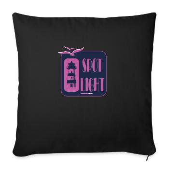 Cool Lighthouse Motif Sea Coast Beach Gift - Sofa pillowcase 17,3'' x 17,3'' (45 x 45 cm) - black - Front