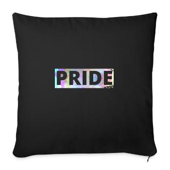 PRIDE - Sofakissenbezug 45 x 45 cm - Schwarz - Vorne