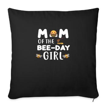 Mom of the Bee - Day Girl - Sofa pillowcase 17,3'' x 17,3'' (45 x 45 cm) - black - Front