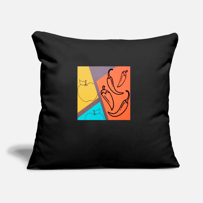 Apple Pepperoni Chili Sofa pillowcase 17,3'' x 17,3'' (45 x 45 cm)