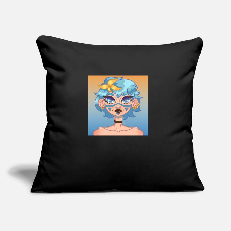 Océan doré Housse de coussin décorative 45 x 45 cm