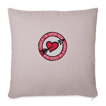 Leader Cousin Crew Team - Sofakissenbezug 45 x 45 cm - helles Taupe - Vorne