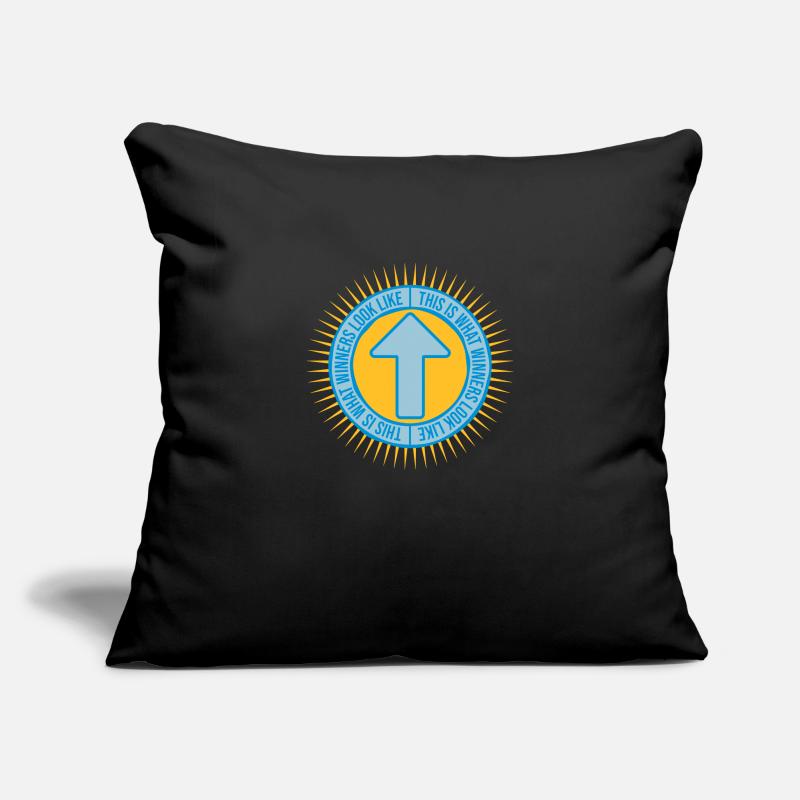 À quoi ressemblent les gagnants Housse de coussin décorative 45 x 45 cm