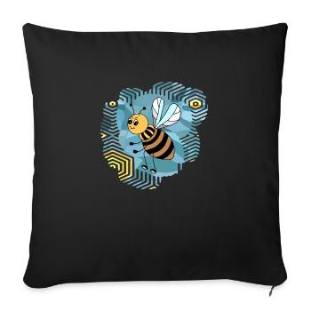 Insecte - Housse de coussin décorative 45 x 45 cm - noir - Devant