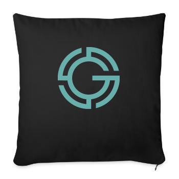 G Clothing Brand - Sofa pillowcase 17,3'' x 17,3'' (45 x 45 cm) - black - Front