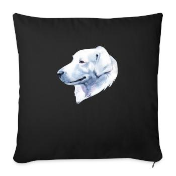 Slowenischer Cuvac Hundebesitzer Hundeliebhaber - Sofakissenbezug 45 x 45 cm - Schwarz - Vorne