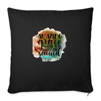 amazing Grace - Housse de coussin décorative 45 x 45 cm - noir - Devant