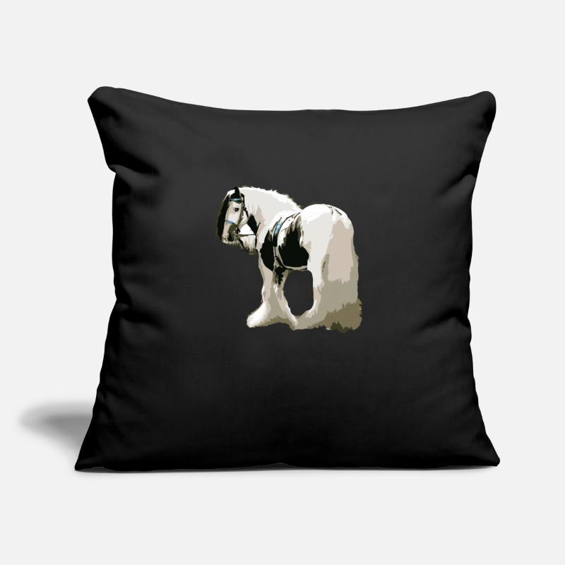 Pferd, Tinker , Pferd Tinker, Geschenkidee Sofakissenbezug 45 x 45 cm