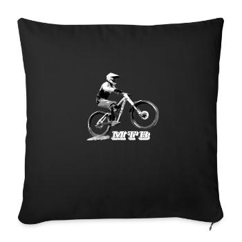 Mtb - Sofakissenbezug 45 x 45 cm - Schwarz - Vorne