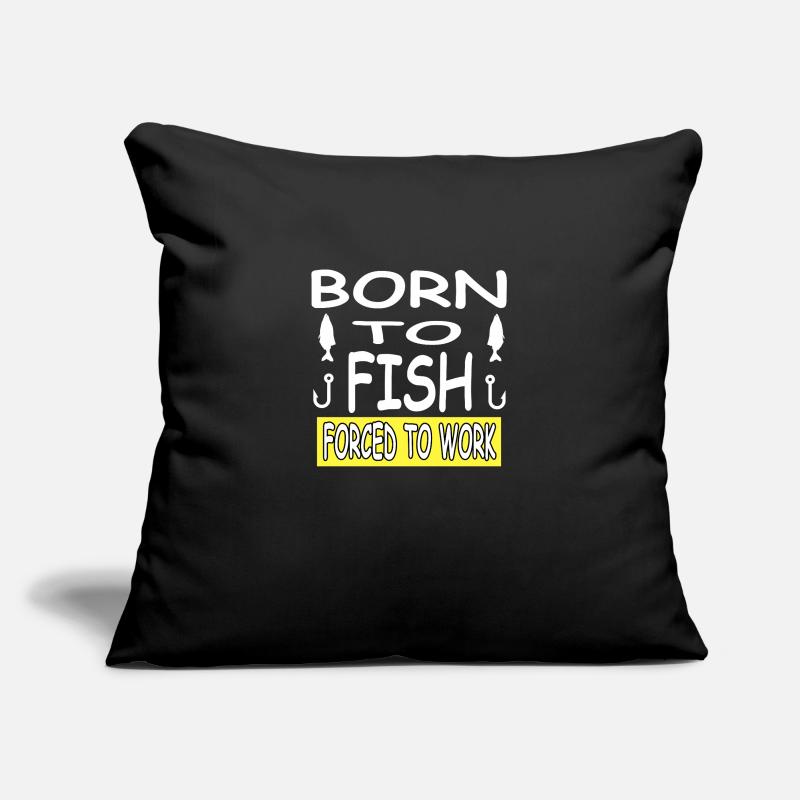 Pêche Housse de coussin décorative 45 x 45 cm