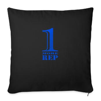 Encore une répétition ! - Housse de coussin décorative 45 x 45 cm - noir - Devant