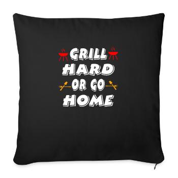 Griller - Housse de coussin décorative 45 x 45 cm - noir - Devant