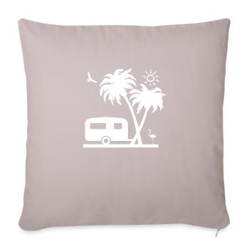 Camping - Sofa pillowcase 17,3'' x 17,3'' (45 x 45 cm) - light taupe - Front