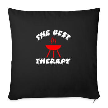 Griller - Housse de coussin décorative 45 x 45 cm - noir - Devant