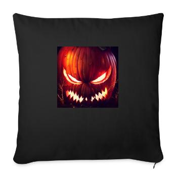 Halloween Gruselig Totenkopf - Sofakissenbezug 45 x 45 cm - Schwarz - Vorne