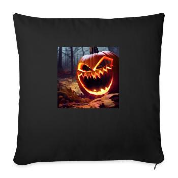 Halloween Creepy Skull - Sofa pillowcase 17,3'' x 17,3'' (45 x 45 cm) - black - Front
