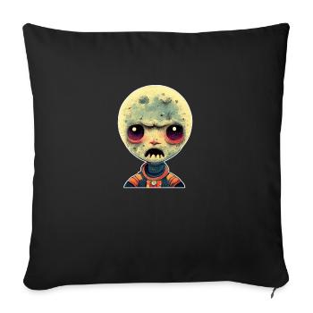 Space Zombie - Sofakissenbezug 45 x 45 cm - Schwarz - Vorne