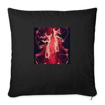 Japan Mask Hannya Demon Judo Fight Warrior Devil - Sofa pillowcase 17,3'' x 17,3'' (45 x 45 cm) - black - Front