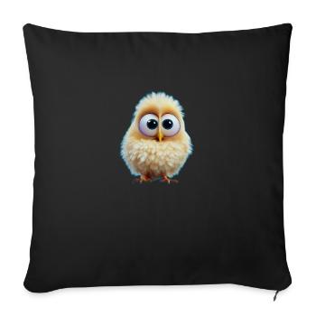 Kücken 7 - Sofa pillowcase 17,3'' x 17,3'' (45 x 45 cm) - black - Front