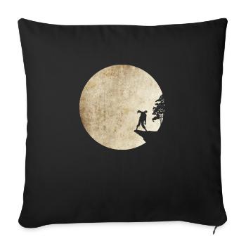 Zombie night - Sofa pillowcase 17,3'' x 17,3'' (45 x 45 cm) - black - Front