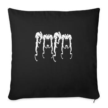 Dragon Papa - Sofa pillowcase 17,3'' x 17,3'' (45 x 45 cm) - black - Front