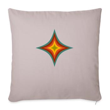 étoile - Housse de coussin décorative 45 x 45 cm - taupe clair - Devant