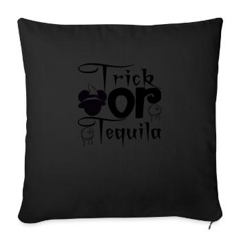 Trick ou Tequila - Housse de coussin décorative 45 x 45 cm - noir - Devant
