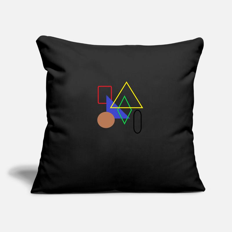 Basic Shapes Geometry Geometric Shapes Patterns Sofa pillowcase 17,3'' x 17,3'' (45 x 45 cm)