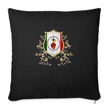 Italie Italie Italie Rome Europe Italie Italie Milan - Housse de coussin décorative 45 x 45 cm - noir - Devant