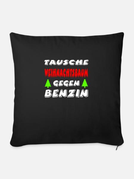 Auto - Sofakissenbezug 45 x 45 cm - Schwarz