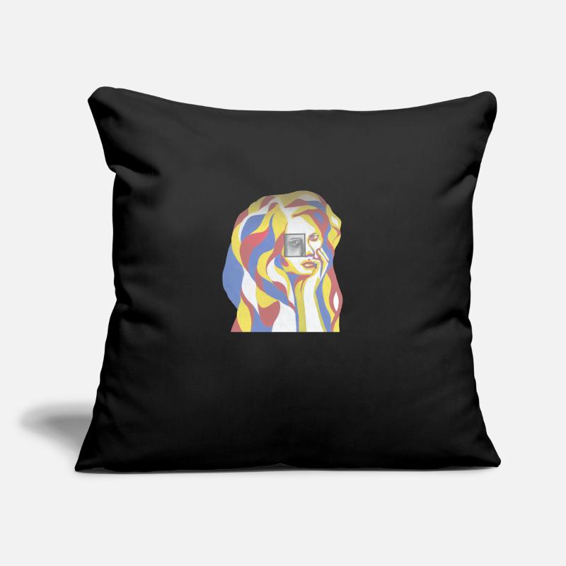 Frau Abstrakt Sofakissenbezug 45 x 45 cm