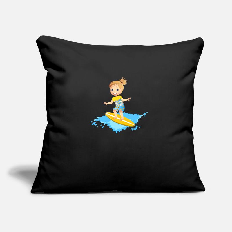 Surfer with corset Sofa pillowcase 17,3'' x 17,3'' (45 x 45 cm)