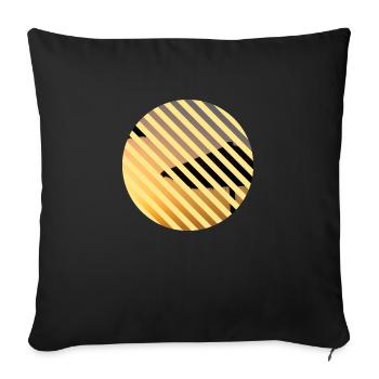 T-shirt Holiday Beach Holiday Summer Sun Cadeau - Housse de coussin décorative 45 x 45 cm - noir - Devant
