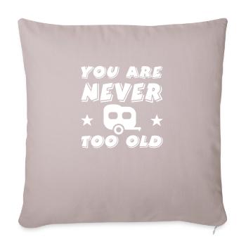 Camping - Sofa pillowcase 17,3'' x 17,3'' (45 x 45 cm) - light taupe - Front