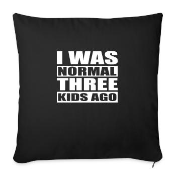 mummy - Sofa pillowcase 17,3'' x 17,3'' (45 x 45 cm) - black - Front
