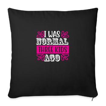 mummy - Sofa pillowcase 17,3'' x 17,3'' (45 x 45 cm) - black - Front