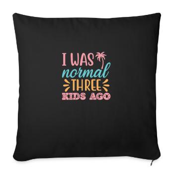 mummy - Sofa pillowcase 17,3'' x 17,3'' (45 x 45 cm) - black - Front