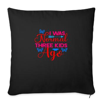 mummy - Sofa pillowcase 17,3'' x 17,3'' (45 x 45 cm) - black - Front