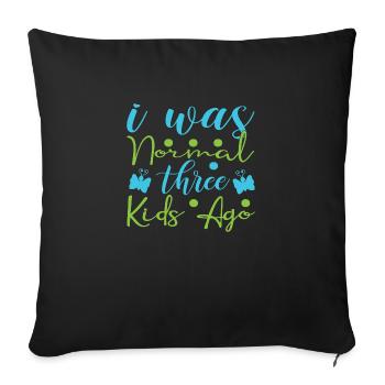 mummy - Sofa pillowcase 17,3'' x 17,3'' (45 x 45 cm) - black - Front
