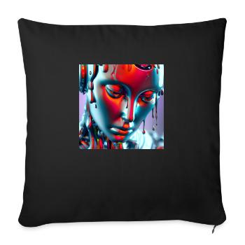 Heat - Sofa pillowcase 17,3'' x 17,3'' (45 x 45 cm) - black - Front